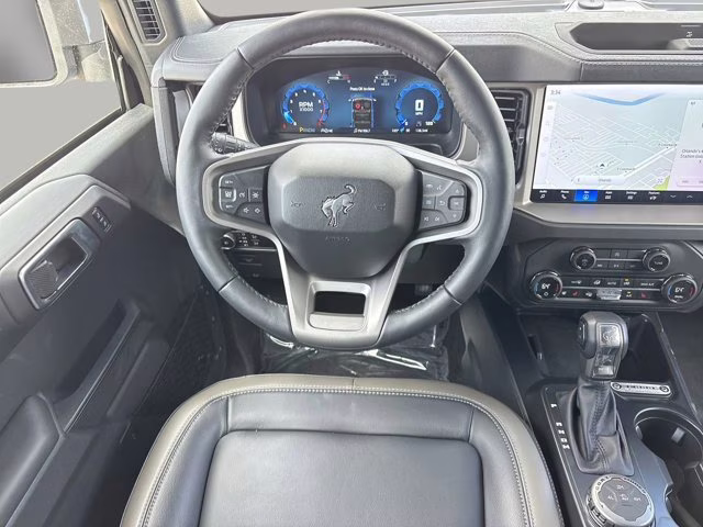 2025 Azure Gray Metallic Tri-Coat Ford Bronco Outer Banks 4X4 Convertible