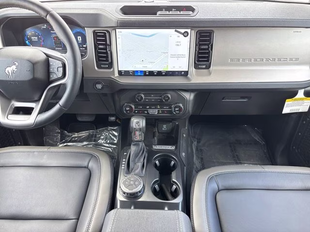 2025 Azure Gray Metallic Tri-Coat Ford Bronco Outer Banks 4X4 Convertible