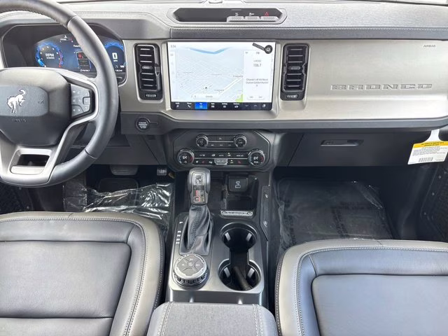 2025 Azure Gray Metallic Tri-Coat Ford Bronco Outer Banks 4X4 Convertible