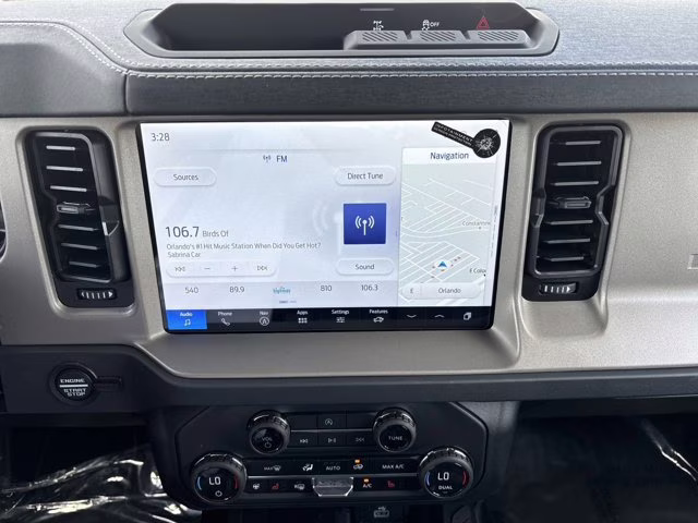 2025 Azure Gray Metallic Tri-Coat Ford Bronco Outer Banks 4X4 Convertible