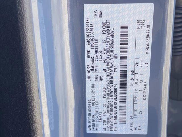 2025 Azure Gray Metallic Tri-Coat Ford Bronco Outer Banks 4X4 Convertible