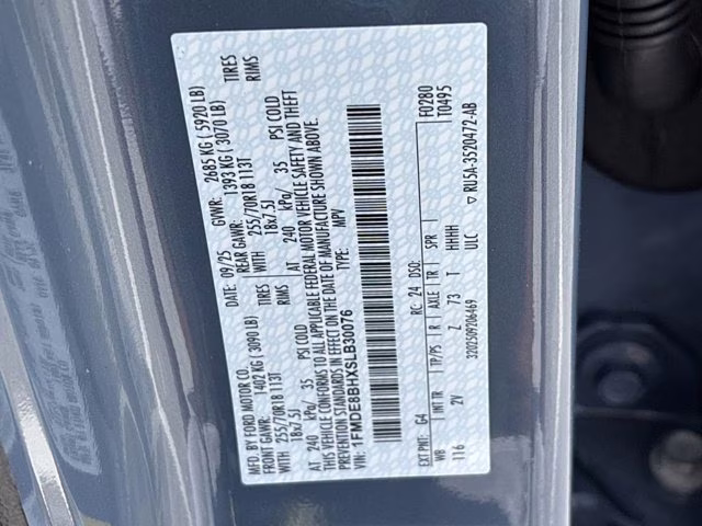 2025 Azure Gray Metallic Tri-Coat Ford Bronco Outer Banks 4X4 Convertible