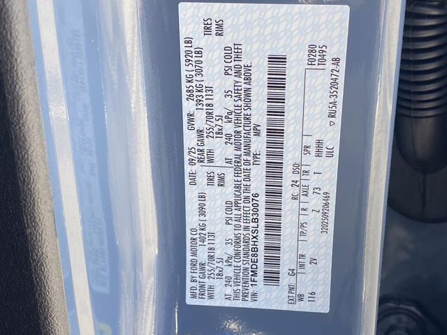 2025 Azure Gray Metallic Tri-Coat Ford Bronco Outer Banks 4X4 Convertible