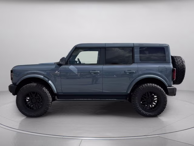 2025 Azure Gray Metallic Tri-Coat Ford Bronco Outer Banks 4X4 Convertible