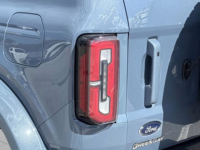 2025 Azure Gray Metallic Tri-Coat Ford Bronco Outer Banks 4X4 Convertible