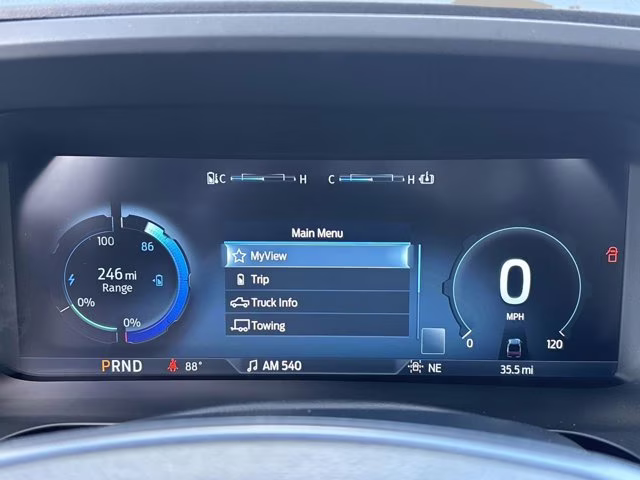 2025 Carbonized Gray Metallic Ford F-150 Lightning Flash AWD Truck