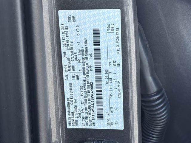 2025 Carbonized Gray Metallic Ford F-150 Lightning Flash AWD Truck