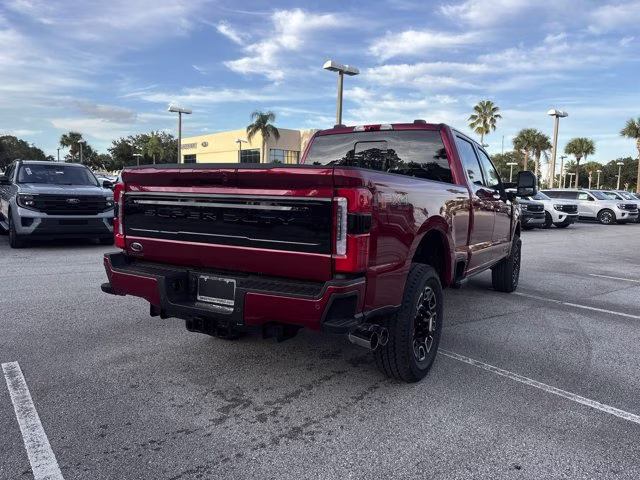 2026 Ruby Red Metallic Tinted Clearcoat Ford Super Duty F-250 SRW Platinum 4X4 Truck