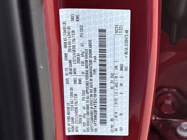 2026 Ruby Red Metallic Tinted Clearcoat Ford Super Duty F-250 SRW Platinum 4X4 Truck