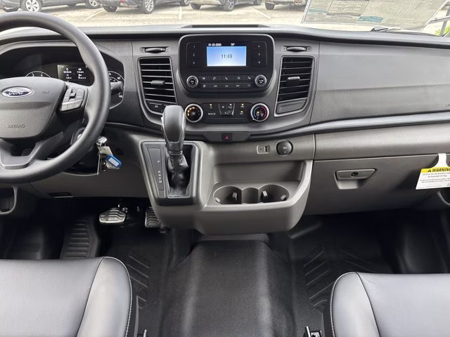 2025 Oxford White Ford Transit Cargo Van Base AWD Van