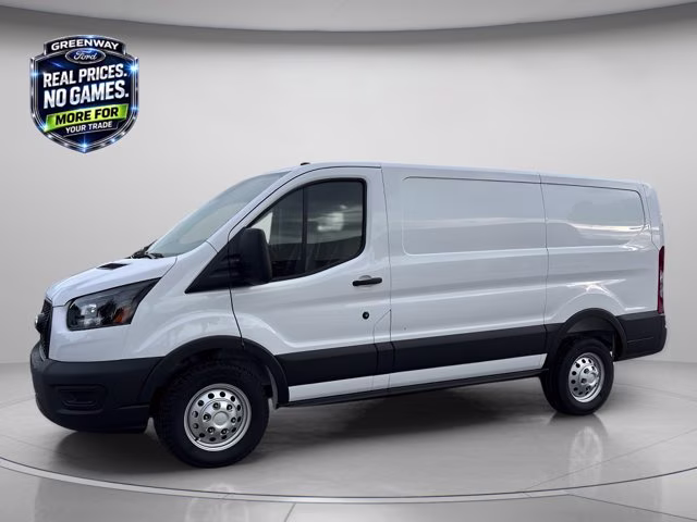 2025 Oxford White Ford Transit Cargo Van Base AWD Van