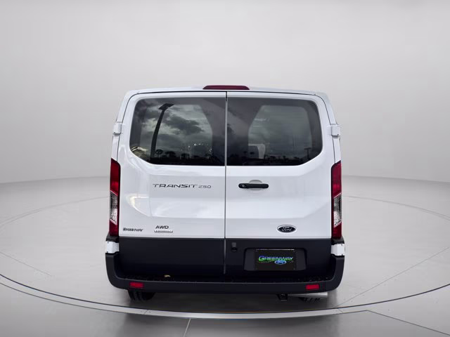 2025 Oxford White Ford Transit Cargo Van Base AWD Van