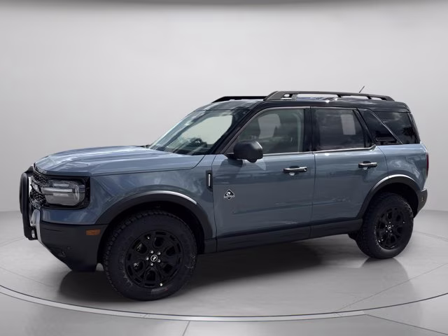2025 Azure Gray Metallic Tri-Coat Ford Bronco Sport Outer Banks 4X4 SUV