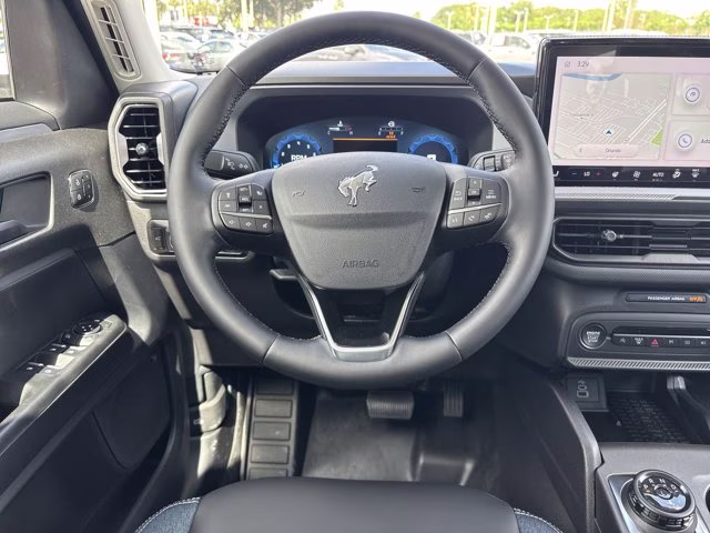 2025 Azure Gray Metallic Tri-Coat Ford Bronco Sport Outer Banks 4X4 SUV