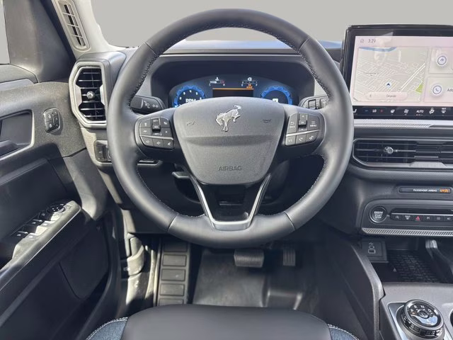 2025 Azure Gray Metallic Tri-Coat Ford Bronco Sport Outer Banks 4X4 SUV