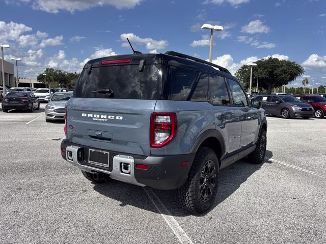 2025 Azure Gray Metallic Tri-Coat Ford Bronco Sport Outer Banks 4X4 SUV