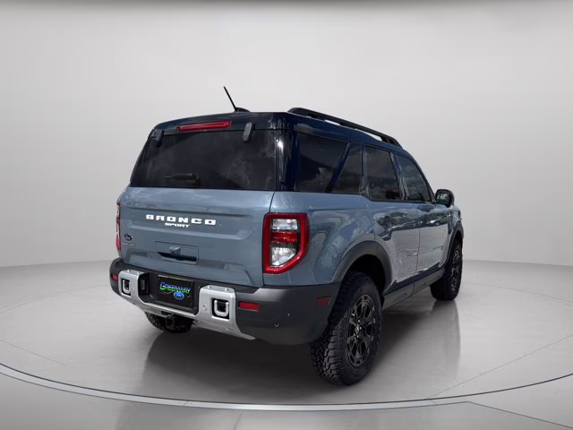 2025 Azure Gray Metallic Tri-Coat Ford Bronco Sport Outer Banks 4X4 SUV