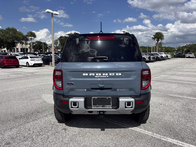 2025 Azure Gray Metallic Tri-Coat Ford Bronco Sport Outer Banks 4X4 SUV