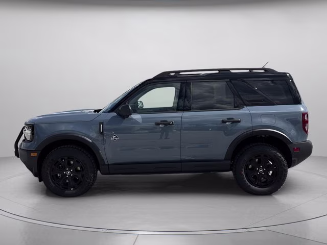 2025 Azure Gray Metallic Tri-Coat Ford Bronco Sport Outer Banks 4X4 SUV