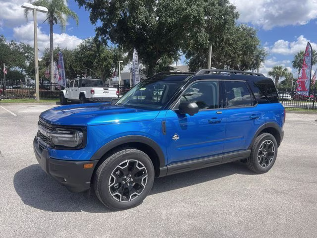 2025 Velocity Blue Metallic Ford Bronco Sport Outer Banks 4X4 SUV