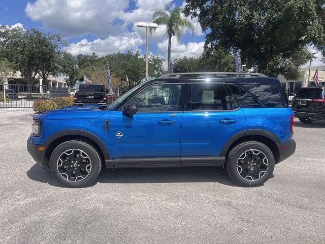 2025 Velocity Blue Metallic Ford Bronco Sport Outer Banks 4X4 SUV