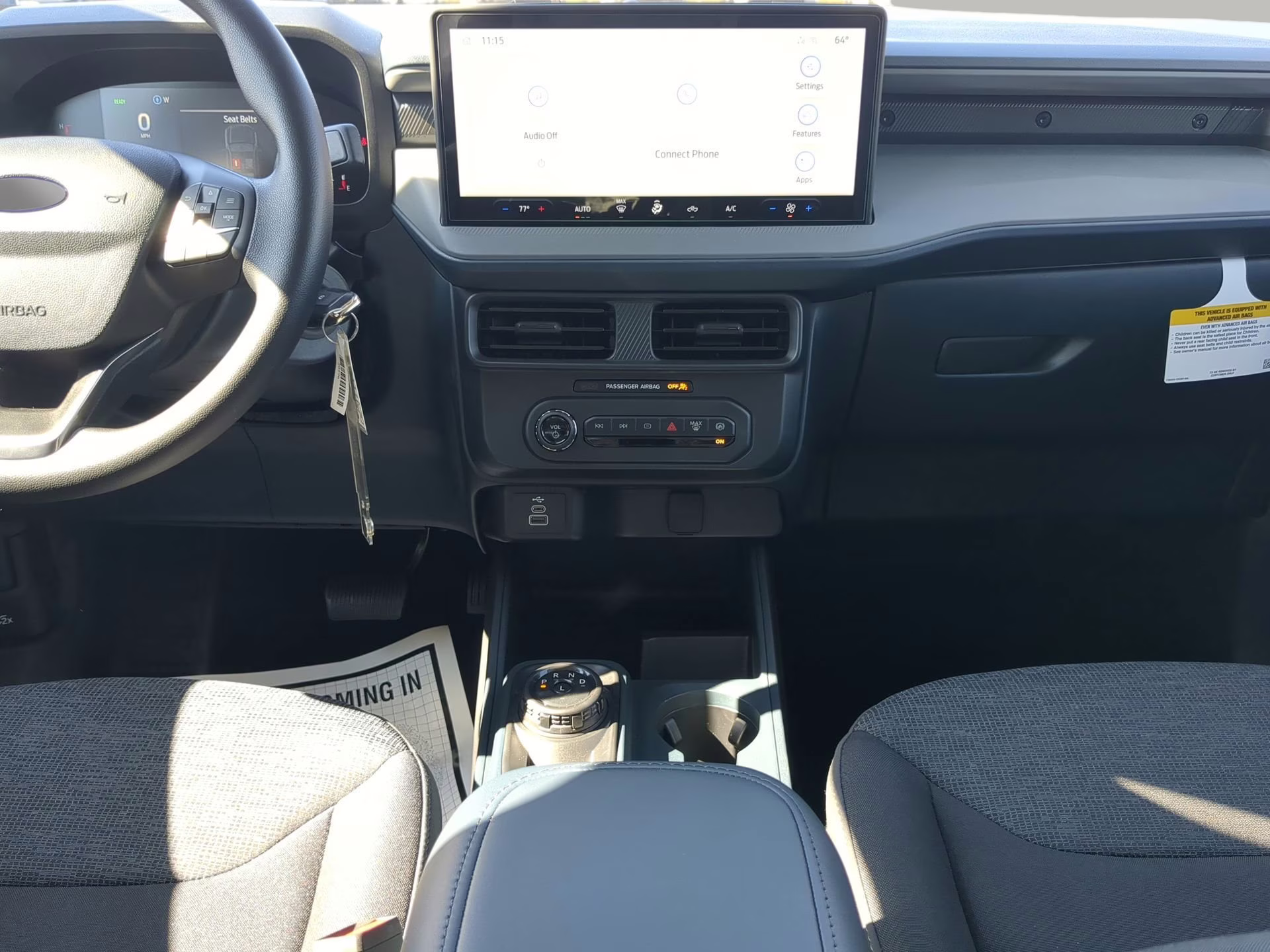 2025 White Metallic Ford Maverick XL Crew Cab Pickup FWD Truck