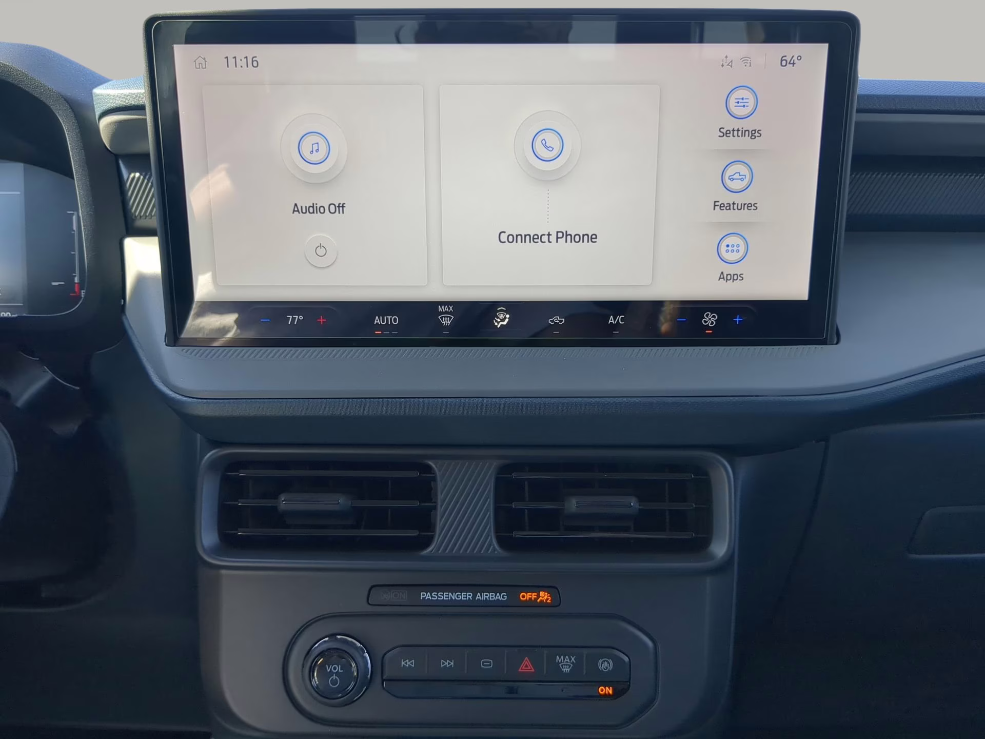 2025 White Metallic Ford Maverick XL Crew Cab Pickup FWD Truck