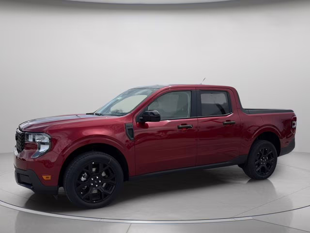 2025 Ruby Red Metallic Tinted Clearcoat Ford Maverick XLT AWD Truck