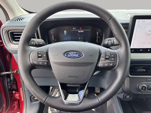 2025 Ruby Red Metallic Tinted Clearcoat Ford Maverick XLT AWD Truck