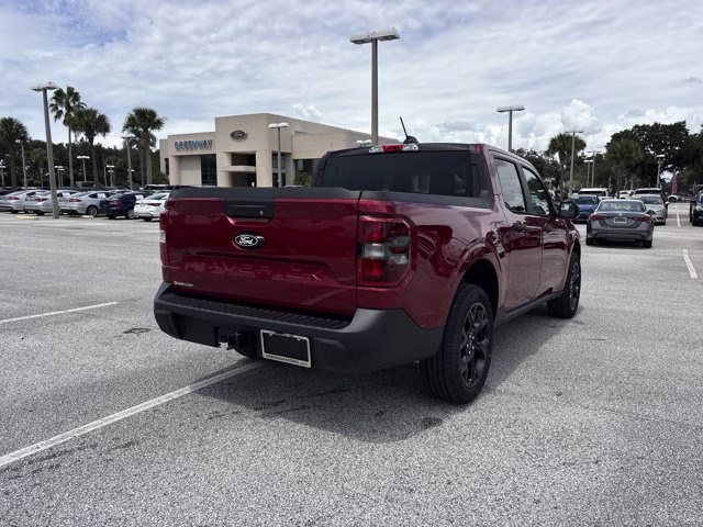2025 Ruby Red Metallic Tinted Clearcoat Ford Maverick XLT AWD Truck