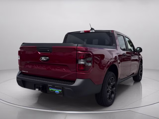 2025 Ruby Red Metallic Tinted Clearcoat Ford Maverick XLT AWD Truck