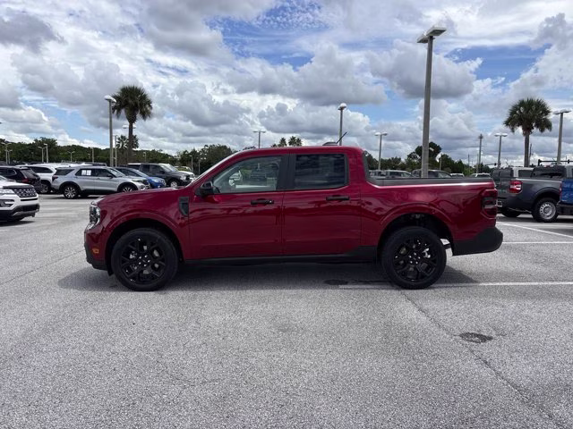 2025 Ruby Red Metallic Tinted Clearcoat Ford Maverick XLT AWD Truck