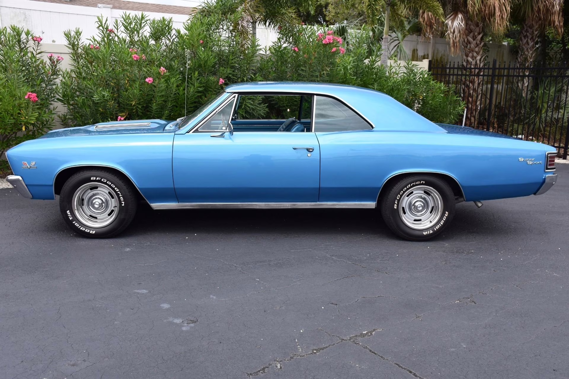 1967 Marina Blue Chevrolet Chevelle SS396 - #s Match, 4-Speed Coupe