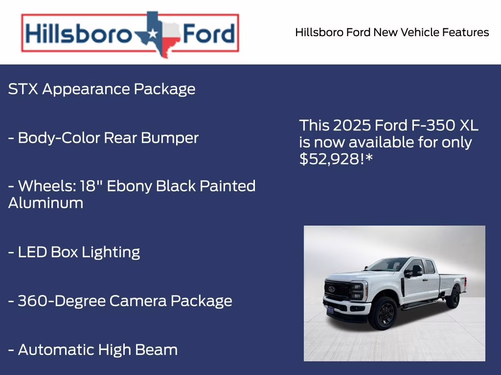 2025 Oxford White Ford Super Duty F-350 SRW XL 4X4 Truck