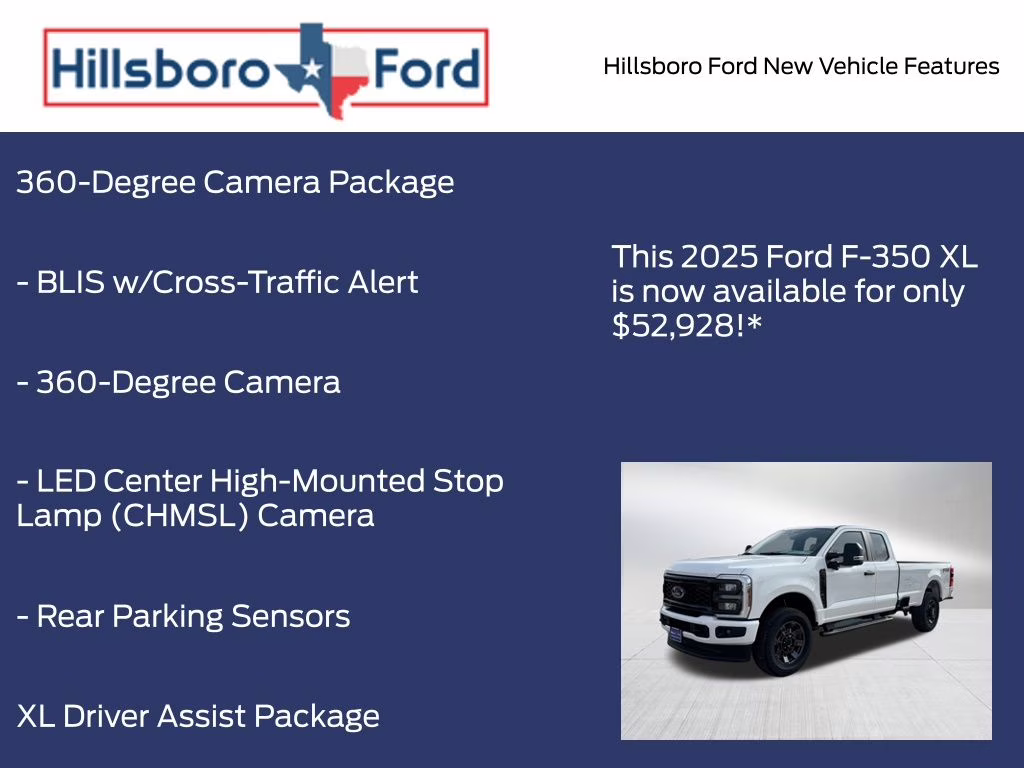 2025 Oxford White Ford Super Duty F-350 SRW XL 4X4 Truck