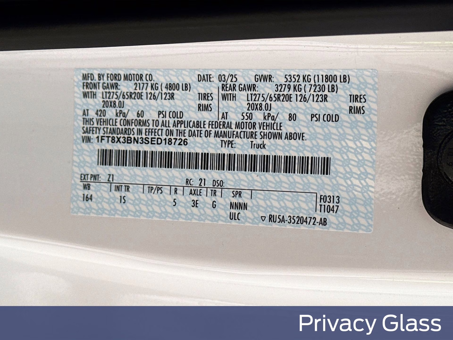 2025 Oxford White Ford Super Duty F-350 SRW XL 4X4 Truck