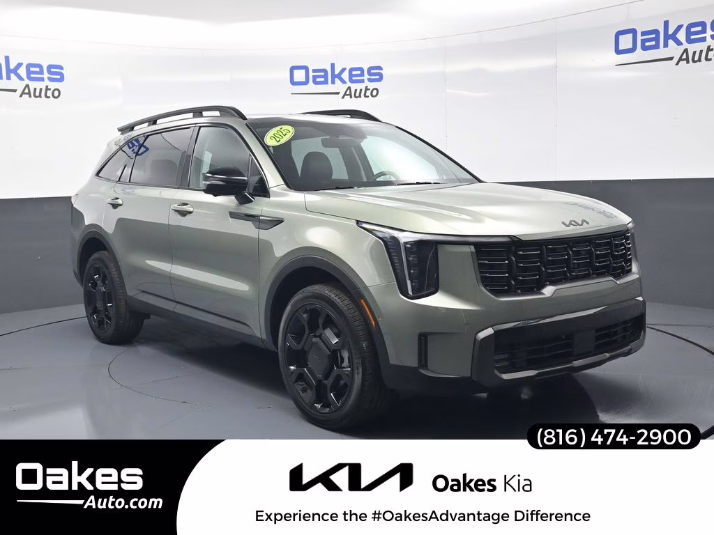 2025 Jungle Green Kia Sorento X-Line SX AWD SUV