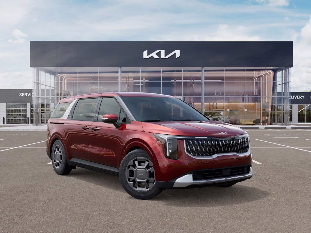 2026 Flare Red Kia Carnival Hybrid EX FWD Van