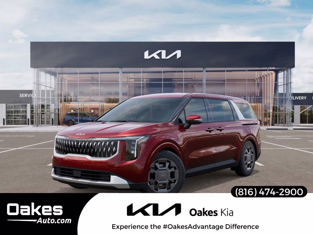 2026 Flare Red Kia Carnival Hybrid EX FWD Van