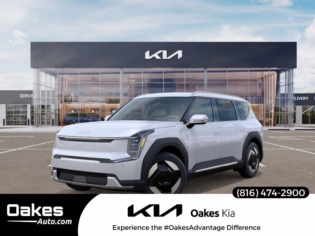 2026 Glacial White Pearl Kia EV9 Wind AWD SUV