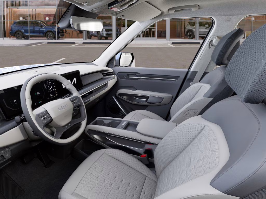 2026 Glacial White Pearl Kia EV9 Wind AWD SUV