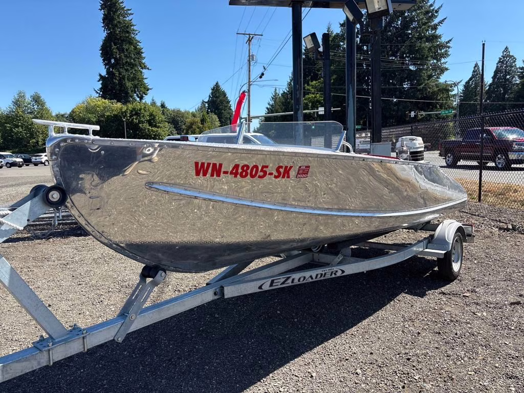 1955 Chrome Vagabond Feather Craft Boat Boat