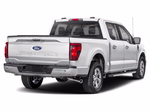 2025 Space White Metallic Ford F-150 XLT w/Mobile Office Pkg 4X4 Truck
