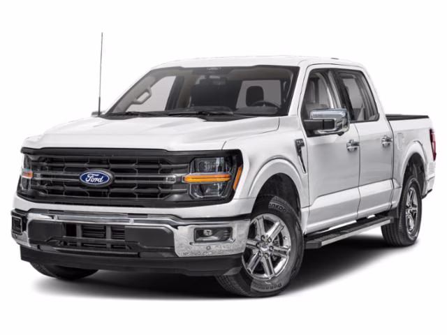 2025 Space White Metallic Ford F-150 XLT w/Mobile Office Pkg 4X4 Truck