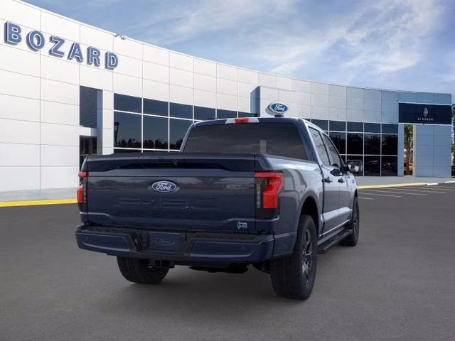 2025 Antimatter Blue Metallic Ford F-150 Lightning Flash AWD Truck