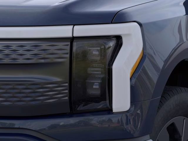 2025 Antimatter Blue Metallic Ford F-150 Lightning Flash AWD Truck
