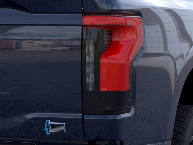 2025 Antimatter Blue Metallic Ford F-150 Lightning Flash AWD Truck