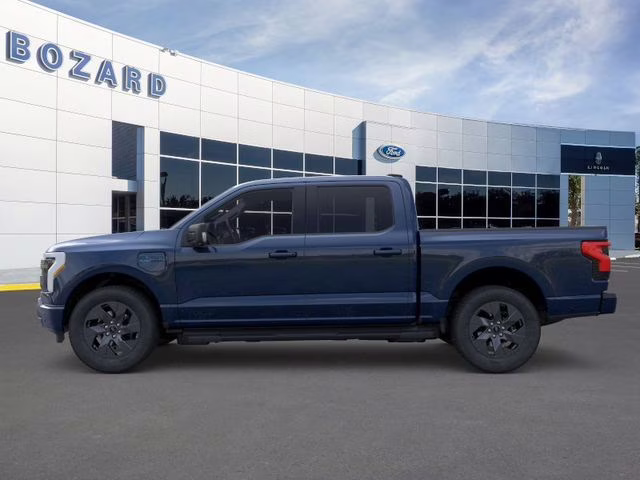 2025 Antimatter Blue Metallic Ford F-150 Lightning Flash AWD Truck
