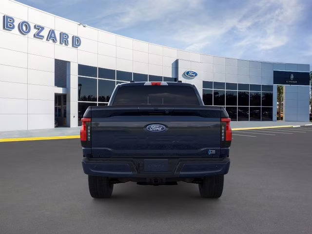 2025 Antimatter Blue Metallic Ford F-150 Lightning Flash AWD Truck