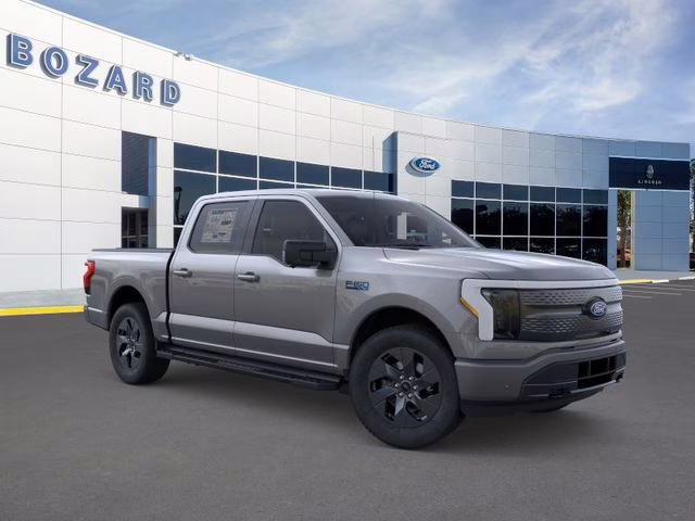 2025 Carbonized Gray Metallic Ford F-150 Lightning Flash AWD Truck